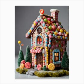 Gingerbread House 1 Canvas Print