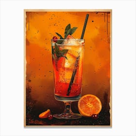 Aperol Spritz Art Print 148 Canvas Print