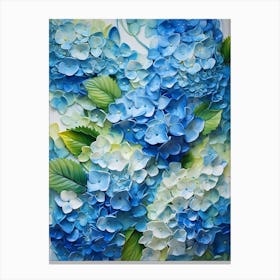 Blue Hydrangea 1 Canvas Print