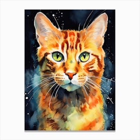 Orange Tabby Cat 5 Canvas Print