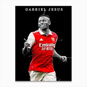 Gabriel Jesus Arsenal 1 Canvas Print