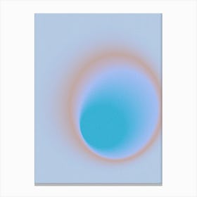 Blue Sphere Canvas Print