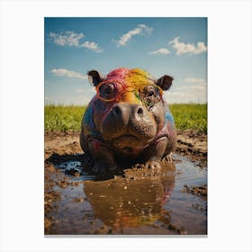 Hippo 3 Canvas Print