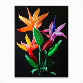 Bright Inflatable Flowers Bird Of Paradise 2 Canvas Print