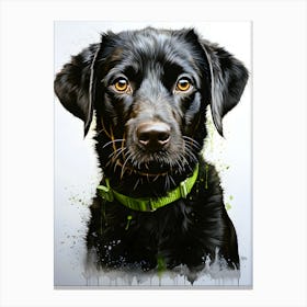 Boundless Joy The Playful Dog Canvas Print