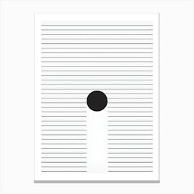 Black Hole Canvas Print