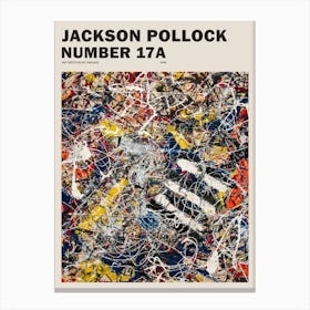 Jackson Pollock Number 17a Canvas Print