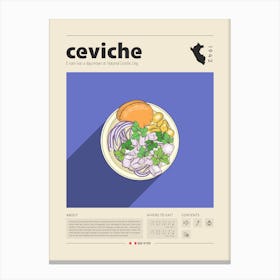 Ceviche Canvas Print