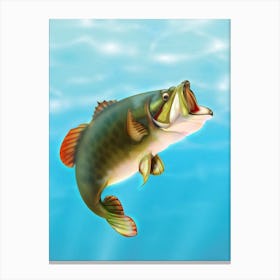 Largemouth Bass Canvas Print