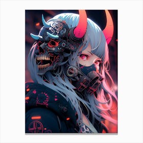 Demon Girl 2 Canvas Print