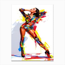 Fashion Model AI - High Fashion Canvas Print