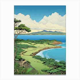 Ishigaki Island In Okinawa, Ukiyo E Drawing 1 Canvas Print