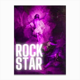 Rock Star Jesus Canvas Print