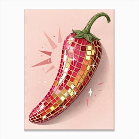 Mosaic Pepper Canvas Print