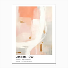 World Tour Exhibition, Abstract Art, London, 1960 3 Canvas Print