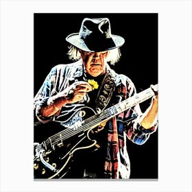 Neil Young 5 Canvas Print