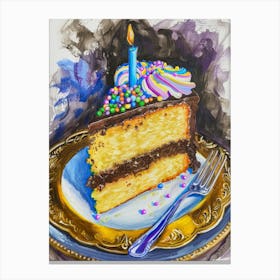 Birthday Cake 12 Canvas Print