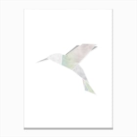 Origami Hummingbird Canvas Print