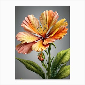 Hibiscus Flower 12 Canvas Print