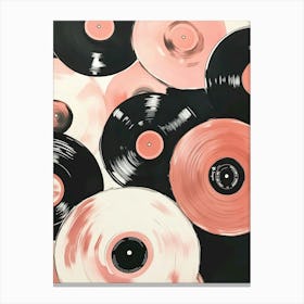 Vinyl Records Canvas Print