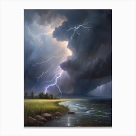 Lightning Storm 4 Canvas Print