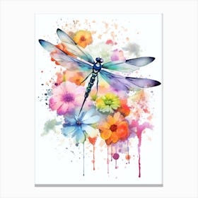 Sunset Dragonfly 6 Canvas Print