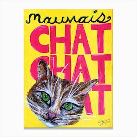 Chat Francis Quirk Canvas Print