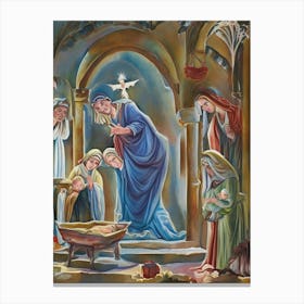 Nativity Scene 4 Canvas Print