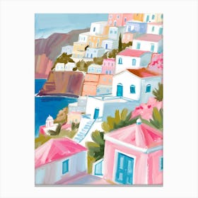 Greece Illustration Canvas Print