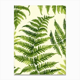 Pattern Poster Boston Fern 2 Canvas Print