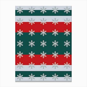 Christmas Snowflakes Canvas Print