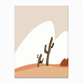 Windy Desert Canvas Print