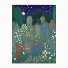 Night In The Garden 1 Canvas Print