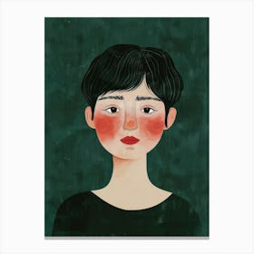 Portrait Of A Girl 11 Canvas Print