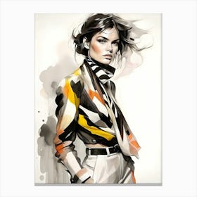 Fashion Illustration 4 Canvas Print