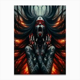 Demon Woman Canvas Print