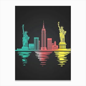 New York City Skyline 7 Canvas Print