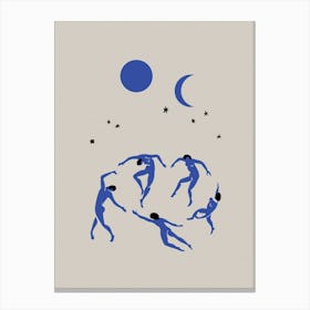 Blue Dancers Canvas Print