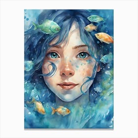 Mermaid Canvas Print