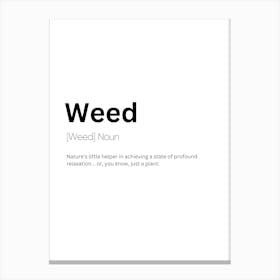 Weed Definition Meaning Stampe su tela