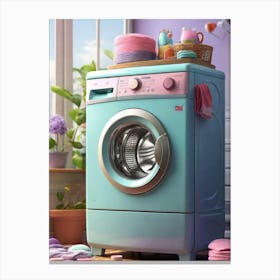 Washing Machine Canvas Print