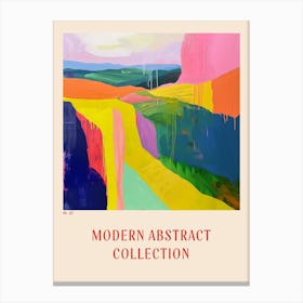 Modern Abstract Collection Poster 92 Canvas Print