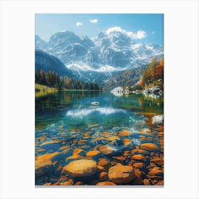 Autumn In The Alps Canvas Print