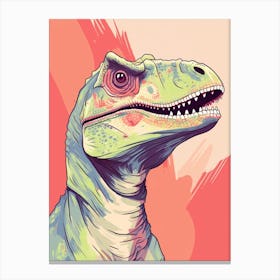 Colourful Dinosaur Sinraptor 2 Canvas Print