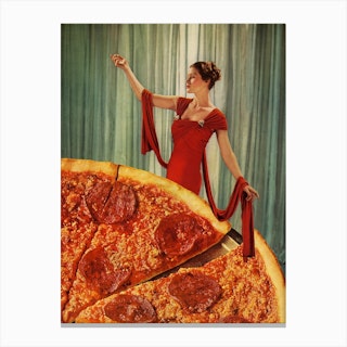 Pizza Party 2 Canvas Print
