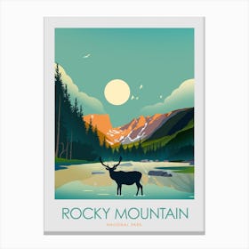 Rockymountains Canvas Print
