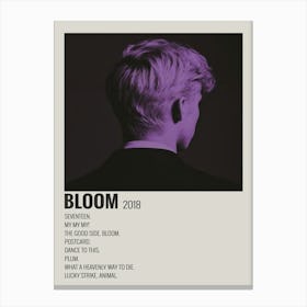 Troye Sivan Bloom 2018 Limited Lp Exclusive Clear Vinyl Canvas Print