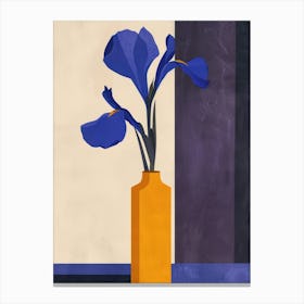 Blue Iris 1 Canvas Print