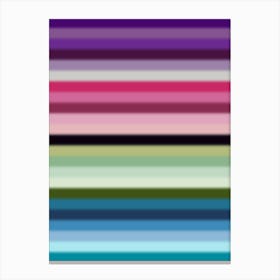 Colorful Stripes | 01 Canvas Print