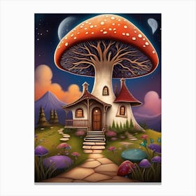 Mushroom House 5 Canvas Print